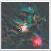 Het Rho Ophiuchi Cloud Complex. Sticker (Voorkant)