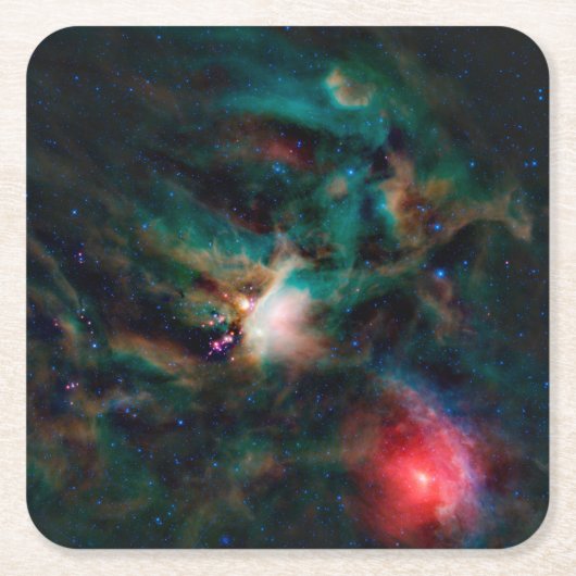 Het Rho Ophiuchi Cloud Complex. Vierkante Kartonnen Onderzetter (Voorkant)