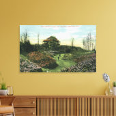 Het Rhododendron Pad en Pavilion van het Highland  Canvas Afdruk (Insitu (Woonkamer))