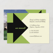 Het richten van Pijl Bewegende Aankondiging en Uit (Voorkant / Achterkant)