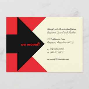 Het richten van Pijl Bewegende Aankondiging en Uit