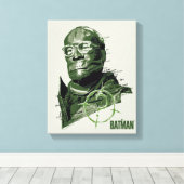 Het Riddler Karakter Grafisch Canvas Afdruk (Insitu (Houten vloer))