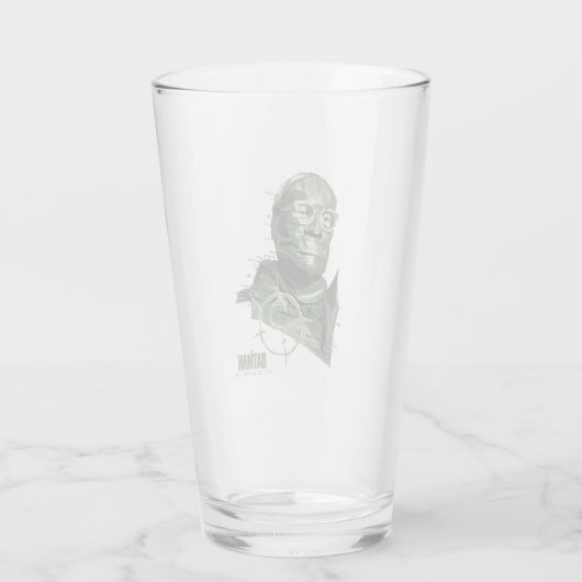 Het Riddler Karakter Grafisch Glas (Achterkant)