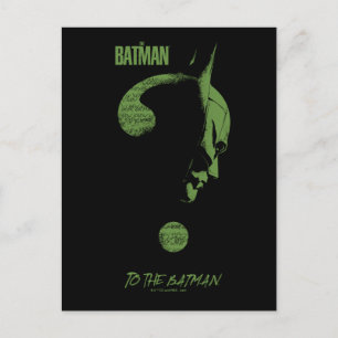 Het Riddler-vraagteken "To the Batman" Briefkaart