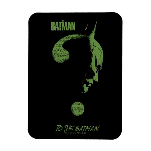 Het Riddler-vraagteken "To the Batman" Magneet (Verticaal)