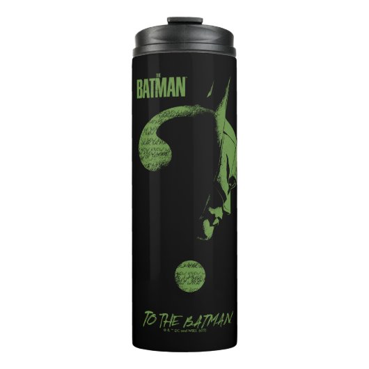 Het Riddler-vraagteken "To the Batman" Thermosbeker (Voorkant)