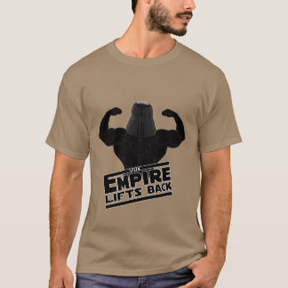 Het rijk tilt terug retro t-shirt