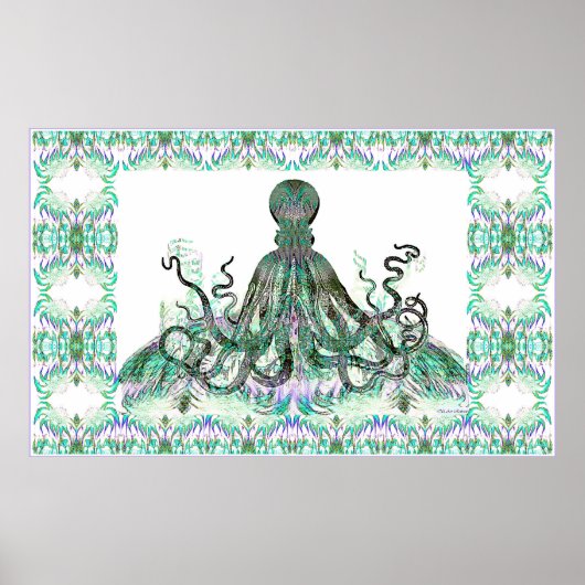 'Het rijk van de octopus' Poster (Voorkant)