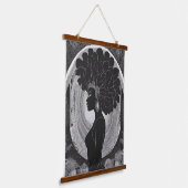 Het rijk van de raadsels hangend wandkleed (Gebogen)