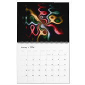 Het rijk van de zonnebloem kunst kalender (Jan 2026)