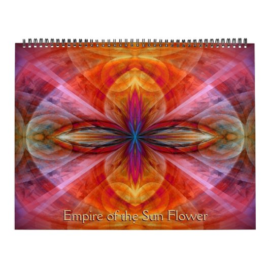 Het rijk van de zonnebloem kunst kalender (Hoes)