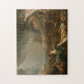 Het Rijk - Vernietiging door Thomas Cole Legpuzzel (Verticaal)