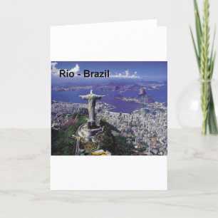 Het Rio de Janeiro van Brazilië (St.K.) Kaart