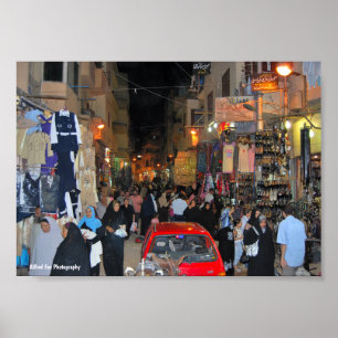 Het ritme van de Luxor-markt Poster