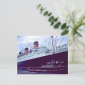 Het RMS Queen Mary Briefkaart Collectie (Staand voorkant)