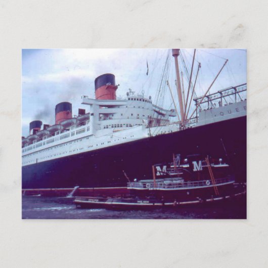 Het RMS Queen Mary Briefkaart Collectie (Voorkant)