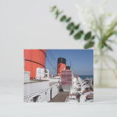Het RMS Queen Mary Briefkaart Collectie (Staand voorkant)