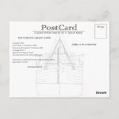 Het RMS Queen Mary Briefkaart Collectie (Achterkant)