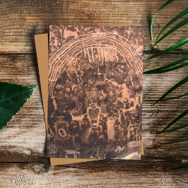 Het Rochester Panel Pictograph Utah Wenskaart