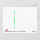 Het roddels Briefkaart (Achterkant)