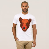 Het rode Beer T-shirt (Voorkant volledig)
