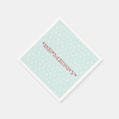 HET RODE BLAUW, IS DE VROLIJKE %PIPE% SERVETTEN (Hoek)