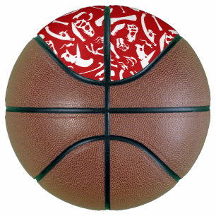 (Het Rode) Bot van de dinosaurus Basketbal
