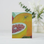 Het rode Briefkaart van de Grapefruit (Staand voorkant)