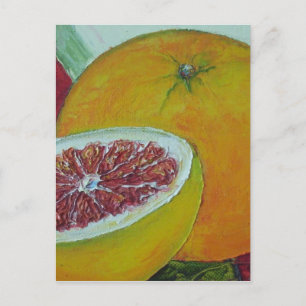 Het rode Briefkaart van de Grapefruit