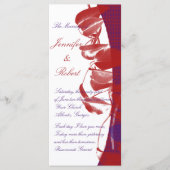 Het rode en Paarse Programma van het Bladontwerp H (Voorkant)