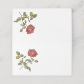 Het rode Frans nam de Lijst van de Partij van de (Buitenkant ongevouwen)