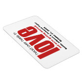 Het rode Hoofd over Halen sparen de Magnet van de Magneet (Rechterzijde)