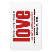 Het rode Hoofd over Halen sparen de Magnet van de Magneet (Verticaal)