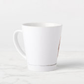 Het rode hoofd schatje latte mok (Linkerhoek)