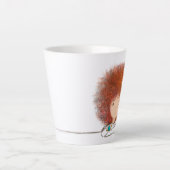 Het rode hoofd schatje latte mok (Voorkant)