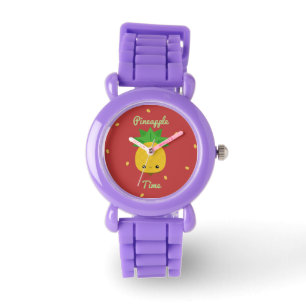 Het rode horloge schittert fonkelings kinder