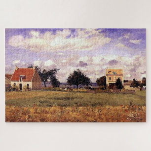 Het Rode Huis (1873) door Camille Pissarro Legpuzzel
