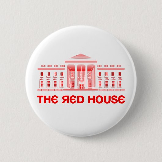 Het Rode Huis Ronde Button 5,7 Cm (Voorkant)