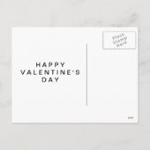 Het rode Met de hand geschreven Briefkaart van de (Achterkant)