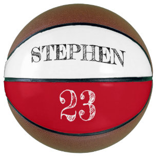 Het rode Persoonlijke Aantal van de Speler van de Basketbal