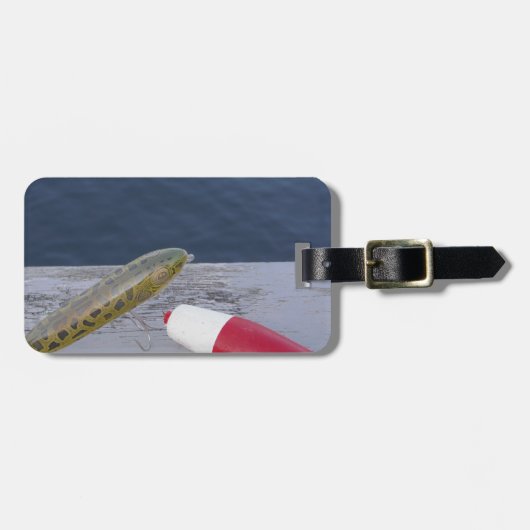 het rode witte blauw van het meer... bagagelabel (Voorkant horizontaal)