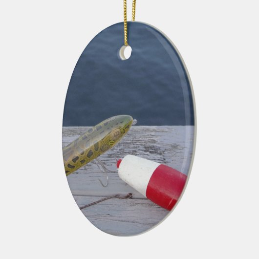 het rode witte blauw van het meer... keramisch ornament (Links)