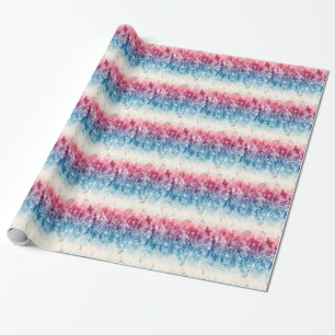 Het rode Witte Blauwe Artistieke Patriottische Cadeaupapier