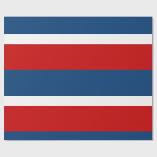 Het rode witte en blauwe matte omslagpapier cadeaupapier (Vlak)