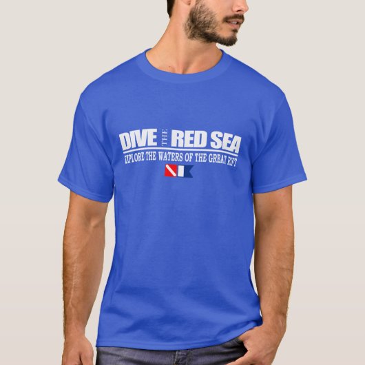 Het rode Zee duiken T-shirt (Voorkant)