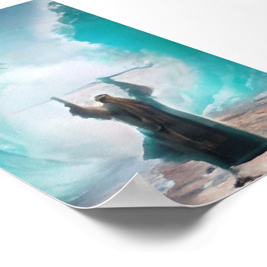 Het rode Zee scheiden Poster (Hoek)