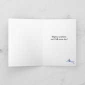 Het roeien van de verjaardag bemannings kaart (Binnen)