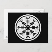 Het roer van de Awe Vikings Briefkaart (Voorkant / Achterkant)