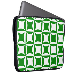 Het roeren Peter om het Eigen Groene Patroon te be Laptop Sleeve