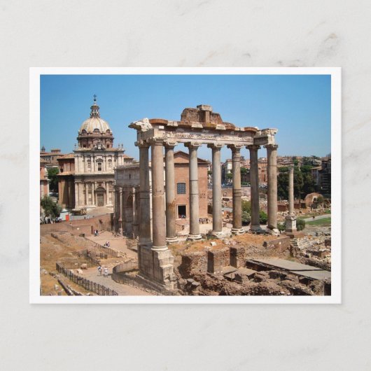 Het Roman Forum Briefkaart (Voorkant)